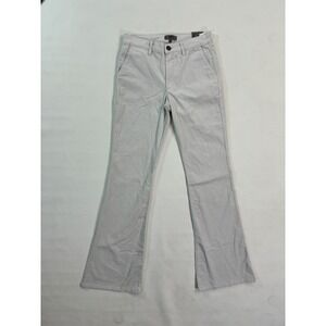 KUT From‎ The Kloth High Rise Ana Flare Pants Light Grey Size 6 NWT